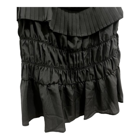 NWT Foxiedox Plisse Off the Shoulder Black Dress Size XS - Picture 12 of 15